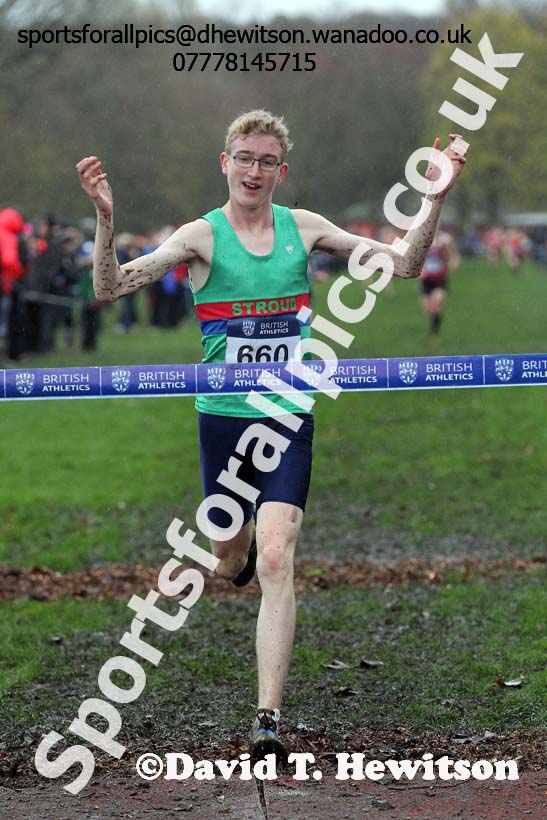 Mens under-17s, British Athletics Liverpool Cross Challenge, Sefton Park, Liverpool. Photo: David T. Hewitson/Sports for All Pics